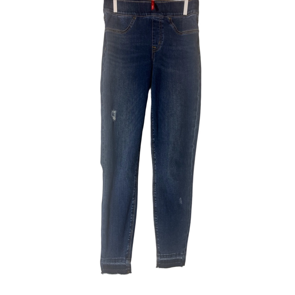 SPANX Blue Skinny Jeans with Modern Fit